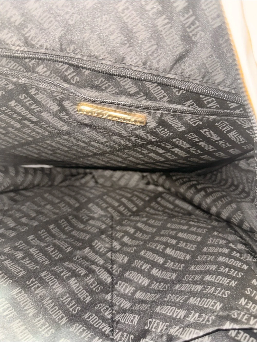 Steve Madden Tan Nylon Backpack School Beige Streetwear Utility Everyday Bag NWT